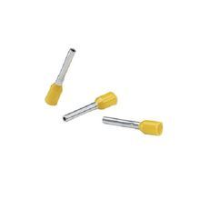 Panduit® FSD75-10-D Wire Ferrule With Sleeve, 20 AWG Stranded Conductor, 0.04 in ID x 0.39 in L Barrel, Insulated Insulation