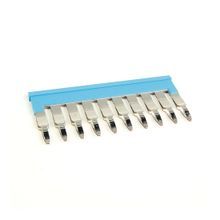 Rockwell Automation Plug-In Center Jumper, 6 mm Center to Center, 4 Pole, Gray, 1492-J Blocks