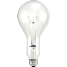 Sylvania 300M/CL-130V/15744 Class C General Purpose Lamp, 300 W Wattage, E26 Medium Lamp Base, Incandescent Lamp
