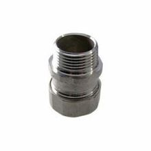 Calbrite™ S20500MC00 Male EMT Compression Connector, 1/2 in Trade, For Use With Stainless EMT Conduit, Stainless Steel