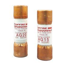 Ferraz Shawmut Amp-Trap® AG10 Current Limiting Fast Acting Low Voltage Time Delay General Purpose Fuse, 10 A, 600 VAC, 100 kA Interrupt, Class: G, Cylindrical Body