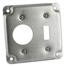 Steel City® RS-1 Surface Cover, 4 in L x 4 in W x 1/2 in D, Steel