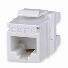 Signamax KJ458MT-C6C-WH MT Series Unscreened Keystone Jack, Cat 6 Module, Flush Mounting, 8 Ports, Thermoplastic, White