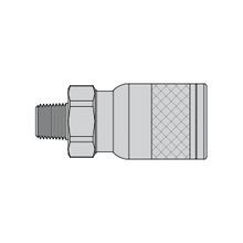 Foster® 3 Manual Sleeve Guard Socket, 1/4 in, MPT, 300 psi, Brass