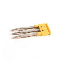 Rockwell Automation Plug-In Center Jumper, 4 mm Center to Center, 2 Pole, Gray, 1492-L Blocks
