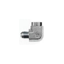 Brennan 2502-24-24-FG Flare Fitting, 90 deg Elbow, 1-1/2 in, FNPT x MJIC End Style, Forged Steel