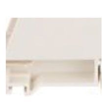 Panduit® IndustrialNet™ CADIN1IW DIN Rail Mount Adapter, DIN Rail Mount, 1-Port, For Use With Mini-Com® Modules and 35 mm DIN Rail, Plastic, Off-White