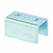 B-Line B170ZN 2-Hole Splice Clevis, 3-1/2 in L x 1/4 in THK, For Use With B22, B52A Channel, Steel