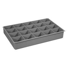 DURHAM MFG® 124-95-20-IND Large, 20 Compartment Insert, Gray