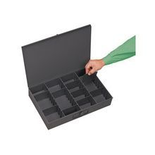 DURHAM MFG® 119-95 Adjustable Heavy Duty Large Compartment Box, 3 in H x 18 in W x 12 in D