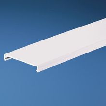 Panduit® Panduct® C1WH6 Wiring Duct Cover, 6 ft L x 1.25 in W x 0.35 in H, PVC, White