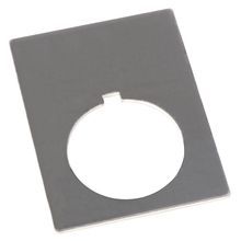 Rockwell Automation 800H Legend Plate,Jumbo,Blank,Gray