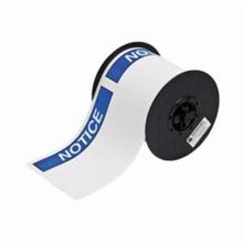 Brady® B30-25-595-ANSINO B30 Pre-Printed Rectangular Pre-Cut Label, 4 in H x 6 in W, Legend: ANSI NOTICE Header