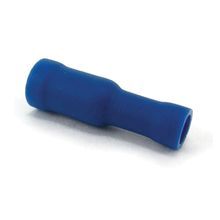 ABB Catamount® TNF14-4FB-XV Fully Insulated Female Bullet Disconnect, 16 to 14 AWG, 0.153 in Diameter Bullet, Brass, Blue