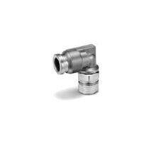 SMC® KQ2Y11-35AS Male Run Tee With Thread Sealant, Tube x NPT, 3/8 x 1/4 in, Brass/Polybutylene Terephthalate
