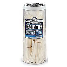 Catamount® 90650I Standard Assorted Cable Tie, 650 Piece, For Use With: General Purpose Cable Tie, Nylon, Natural