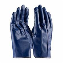 PIP® Excalibur® 60-3106-S Ladies Work Gloves, Fully Coated Glove, S, Blue, Slip-On Cuff, Nitrile Coating, Resists: Abrasion, Cut, Puncture and Tear, Cotton Lining