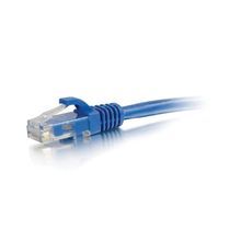 Quiktron® 576-A10-010 Value Series CM Rated Snagless UTP EtherNet Network Patch Cord, Category: Cat 6a, 26 AWG Stranded Copper Conductor, 10 ft Cord Length, Blue