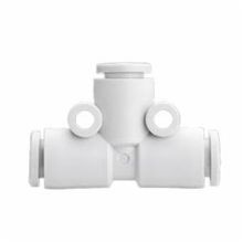 SMC® KQ2T06-00A One-Touch Union Tee, Tube, 6 mm, Polybutylene Terephthalate