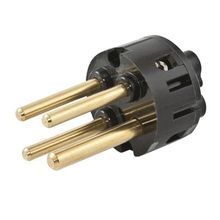 Wiring Device-Kellems IN330BM Heavy Duty Male Standard Watertight Pin and Sleeve Replacement Interior, 250 VAC, 30 A, 2 Poles, 3 Wires, Pressure Screw Connector