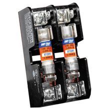 Ferraz Shawmut 30322R Open Style Fuse Block, 600 VAC/VDC, 30 A, 14 to 10 AWG Wire, 2 Poles