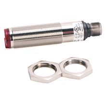 Allen-Bradley 42CM-R1MPB-A2 18 mm Metal Sensor, 18 mm Cylindrical, Transmitted Beam Receiver, Infrared, Not Adj Sen, PNP, DC Comp LO/DO, 2 m (6.5 ft) Cable, Metal, 18mm Mount, 2.00 ms, 3 mm Min Sens Dis, 20000 mm Operating Dis, 14000 mm Sens Dis
