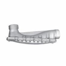 Crouse-Hinds Condulet® LBD8800 Type LBD Conduit Body With Cover, 3 in Hub, Mogul, Copper Free Aluminum, Electrogalvanized/Aluminum Acrylic Painted