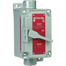 Killark® XS-51C Tumbler Switch Control Station, 120/277 VAC, 20 A, SP Contact Configuration