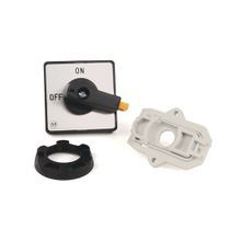 Rockwell Automation IEC Control and Load Switch Actuator, Type E, Gray/Black, 48mm x 48mm, Legend Text: OFF-ON (90°)