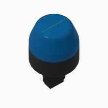 Allen-Bradley 855PD-B24MEF6822 2 Ckt Panel Mount Alarm, 24V AC/DC, 45 mm Diameter, Full Lens, Blue, Yellow, 22.5 mm Round Mounting Hole