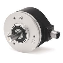 Allen-Bradley 847H-HN14-RH05000 Radial Exit Solid Shaft Incremental Encoder, 50 mA, 3/8 in Shaft Diameter, Aluminum/Stainless Steel