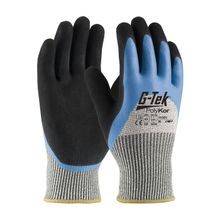 G-Tek® 16-820/M Unisex Cut Resistant Gloves, M, Latex with Micro Surface Grip Coating, PolyKor™ Acrylic, Continuous Knit Wrist Cuff, Resists: Abrasion, Chemical, Cut, Puncture, Tear, Ultraviolet Light and Water, ANSI Cut-Resistance Level: A3