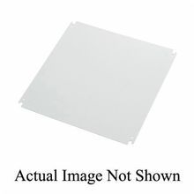 Hoffman CONCEPT™ CP2412 CWP/CWY/DWDH2 Enclosure Panel, 10.2 in W x 22.2 in H, 12 ga Steel, Gray