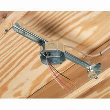 Arlington FBRS415 Mounting Box, Steel, 15.6 cu-in Capacity, 6 Knockouts, 2.674 in D Dimensions