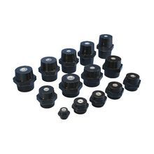 ERIFLEX® 559662 ISO Low Voltage Insulator, 1500 VAC, Threaded, Steel/Glass Fiber Reinforced Polyester