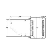 AFL® FM003394 Din Mount Kit, For Use With Xpress Fiber Management® (XFM) Optical Cassettes