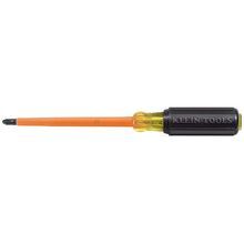 Klein® 603-4-INS Screwdriver, Phillips® Point, #2 Point, Steel Shank, 8-5/16 in OAL, Dielectric Plastic Handle, Black Oxide, Specifications Met: ASTM F1505, Insulated: Yes, No ESD-Safe