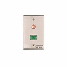 Securitron® PB3EN PB3 Momentary Narrow Push to Exit Button, For Use With Electromech and Mag Lock, 3 A at 12/24 VDC, Wall Mount, Stainless Steel