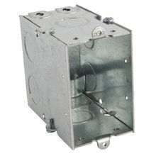 Steel City® CXWLE Gangable Switch Box, Steel, 18 cu-in Capacity, 1 Outlet, 3 in H x 2 in W x 3-1/2 in D Dimensions
