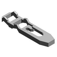 T&B® Industrial Fitting 1351 Pipe Spacer, 1-1/4 in, For Use With 1-1/4 in, 1-1/2 in and 2 in Rigid/IMC Conduit, Malleable Iron, Hot Dipped Galvanized