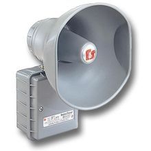 Federal Signal SelecTone® 300GC-120 Audible Signaling Device, 120 VAC, 0.2 A, 120/110 dB Sound Level, Indoor/Outdoor Indoor/Outdoor, Surface Mounting, Gray