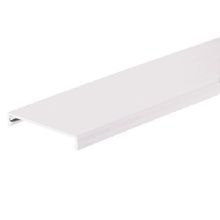 Panduit® Panduct® C2WH6 Wiring Duct Cover, 6 ft L x 2.29 in W x 0.35 in H, PVC, White