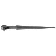 Klein® 3238 Construction Ratchet Socket Wrench, Measurement System: Imperial, 1/2 in Drive, Teardrop Head Shape, 15 in OAL, Steel, Black Oxide, Yes Reversible