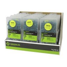 Greenlee® 84012 Conical Anchor Kit, Specifications: #10, #12 Dia, 1/4 in Drill, Plastic