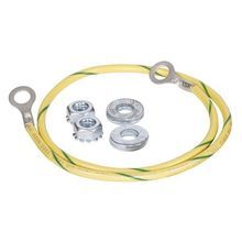 PREMISE WIRING QUADCAB® REKEGS Economy Ground Strap Kit With Ring Terminals, For Use With Wall Mounted Enclosure and Cable Management, 1/4 in THK, Copper