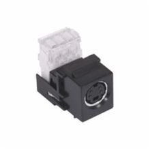 Prescolite SFSV110 Snap-Fit S-Video Module With 110 Punch Down, AV Connector, Patch Cord Cable