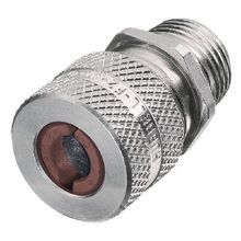 Wiring Device-Kellems SHC1040 Form 4 Standard Duty Straight Cord Connector, 1 in NPT Trade, 1 Conductor, Cable Openings: 0.5 to 0.63 in, Machined Aluminum