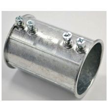 Bridgeport® 245-DC Conduit Coupling, 2 in, For Use With: Aluminum/Steel EMT Conduit, Die Cast Zinc, Ball Burnished/Mirror Smooth