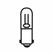 GE 12065 Miniature Lamp, 0.14 W Wattage, Miniature Bayonet Lamp Base, Neon Lamp, T3.25 Shape