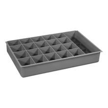 DURHAM MFG® 124-95-21-IND Large, 21 Compartment Insert, Gray